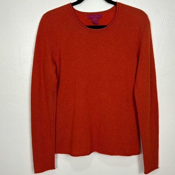 Cashmere Cache Long Sleeve Crew Neck Pullover Sweater Size L - Picture 1 of 8